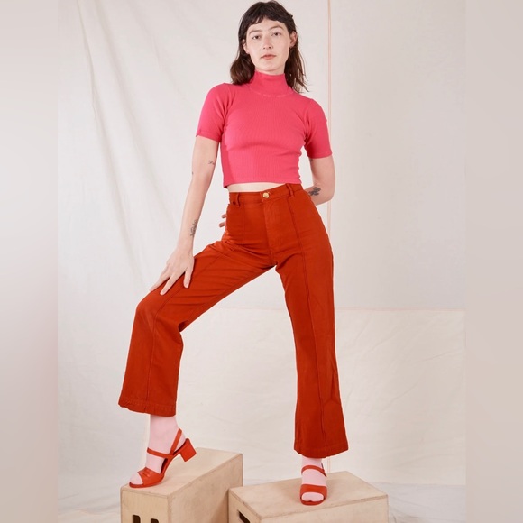 NWOT Big Bud Press 1/2 sleeve turtleneck - Picture 4 of 6